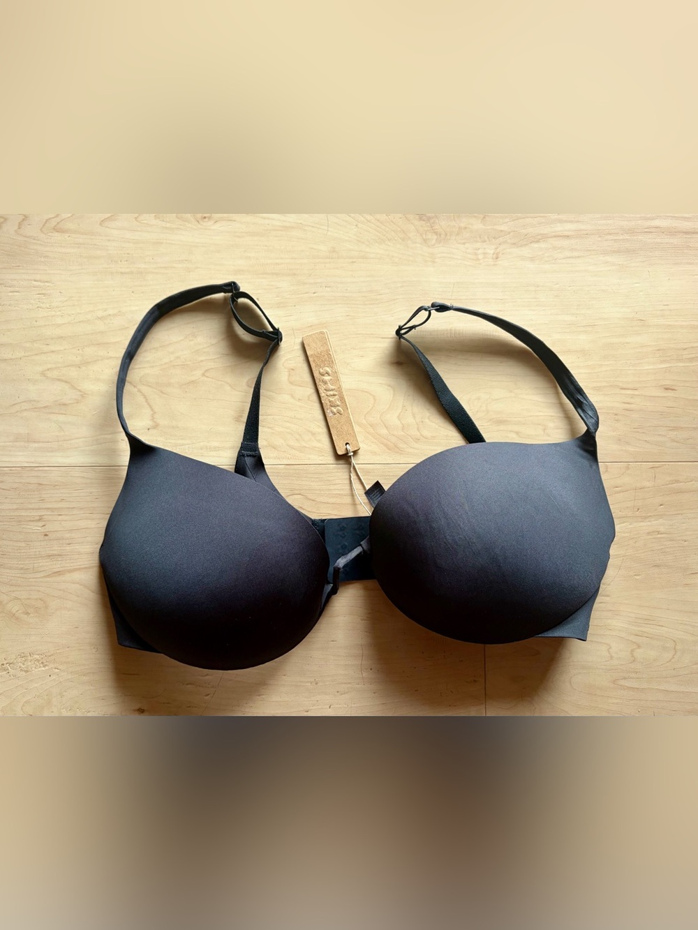 Skims ULTIMATE DEEP V PUSH-UP BRA in Onyx NWT size 36D